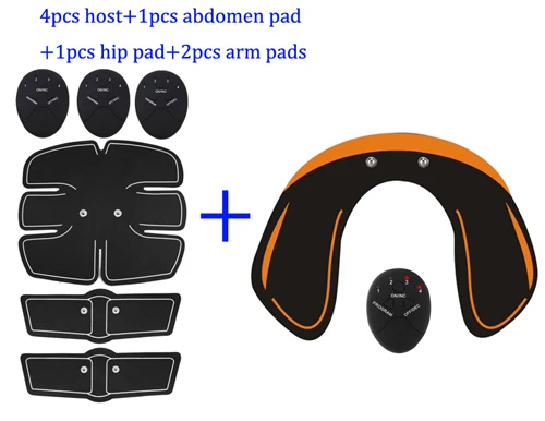 Option 10 Smart EMS бедра тренер Электрический миостимулятор Беспроводной ягодицы ABS брюшной стимулятор Фитнес тела, массажер для похудения - Цвет: Option 10