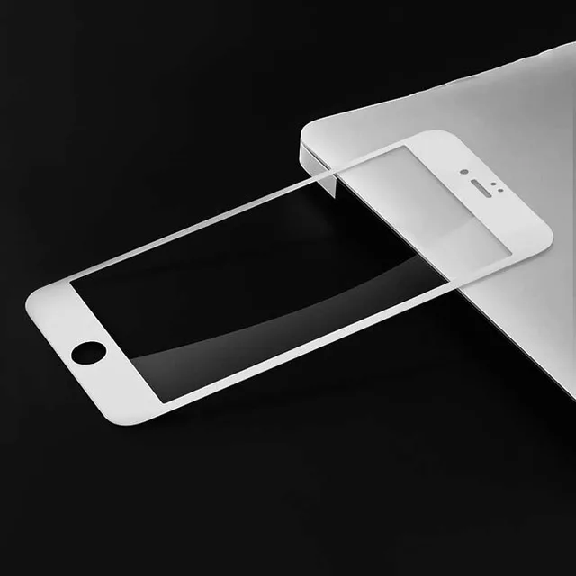 Закаленное 3d стекло с мягкими краями и полным покрытием для iPhone 8s защитная пленка