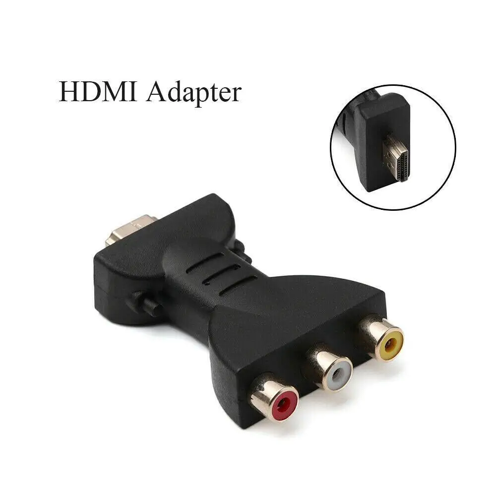 EastVita HDMI в RGB RCA преобразователь компонентов AV цифровой сигнал 3 аудио адаптер