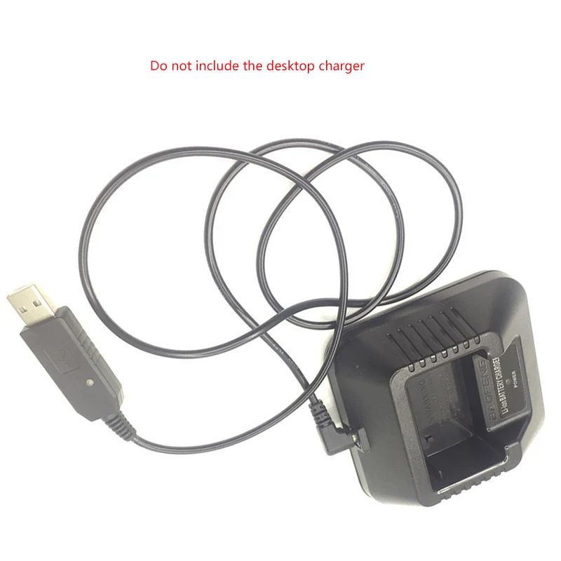 USB-кабель для зарядного устройства BaoFeng UV-5R Walkie Talkie двухсторонняя радиосвязь UV-5RA