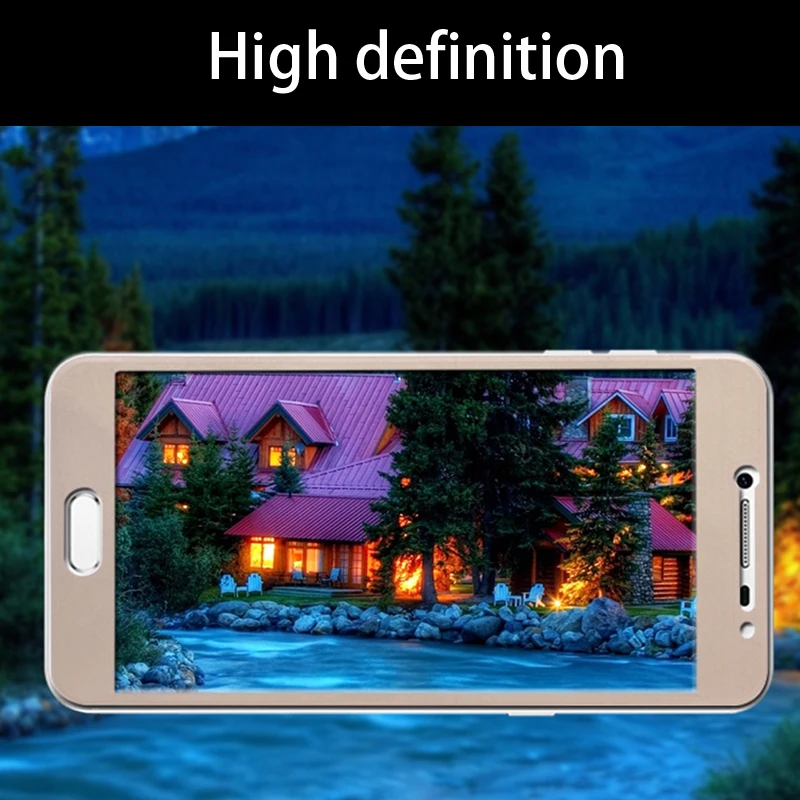 Camdems защита экрана из закаленного стекла с мягкими краями для samsung J3 j5 j7 2017 S6 S7 C5 C7 C9