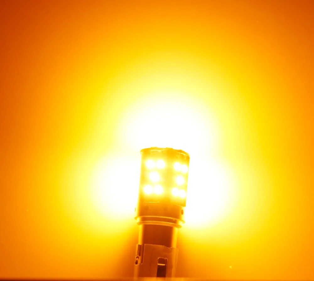 2 шт. 1156 BA15S P21W BAU15S PY21W T20 7440 W21W W21/5W 35SMD светодиодный Canbus без ошибок автомобильная