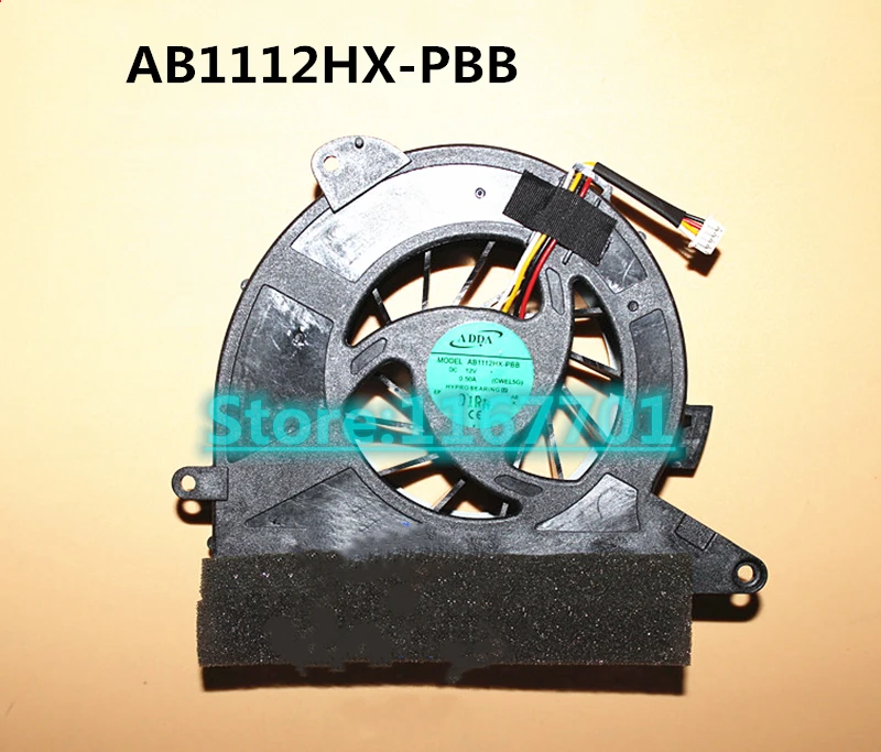 

New Original Laptop/Notebook CPU Cooling Fan For ADDA AB1112HX-PBB DC 12V 0.50A (CWEL5G) 47EL5FATN20