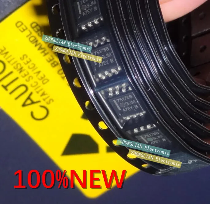 

100pcs/lot SN75176B 75176B SN75176BDR SOP8 100%NEW
