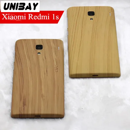 Сменная задняя крышка аккумулятора для Xiaomi Redmi 1s пластиковый деревянный цветной