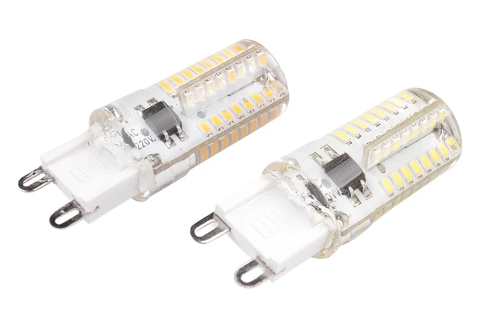Супер 3014 SMD G9 64 Светодиодная лампа 220 В 6 Вт 360 градусов энергосберегающая