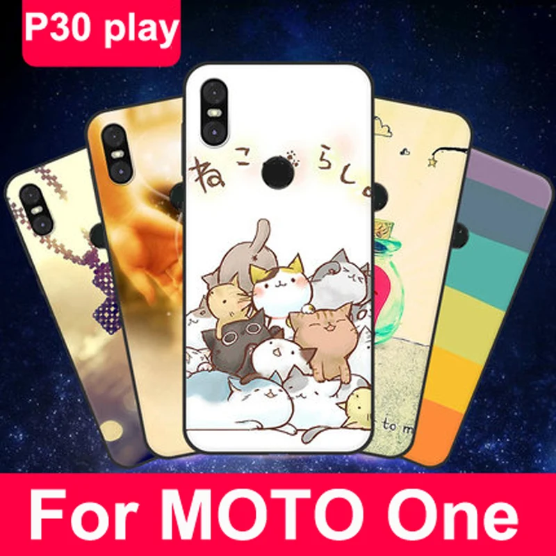 Чехол P30 Play для Moto One P30Play XT1941 2 чехол с милым мультяшным рисунком мягкий Cover xt008