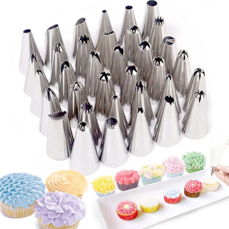 69 шт./компл. Кондитерские насадки из нержавеющей стали инструменты для украшения