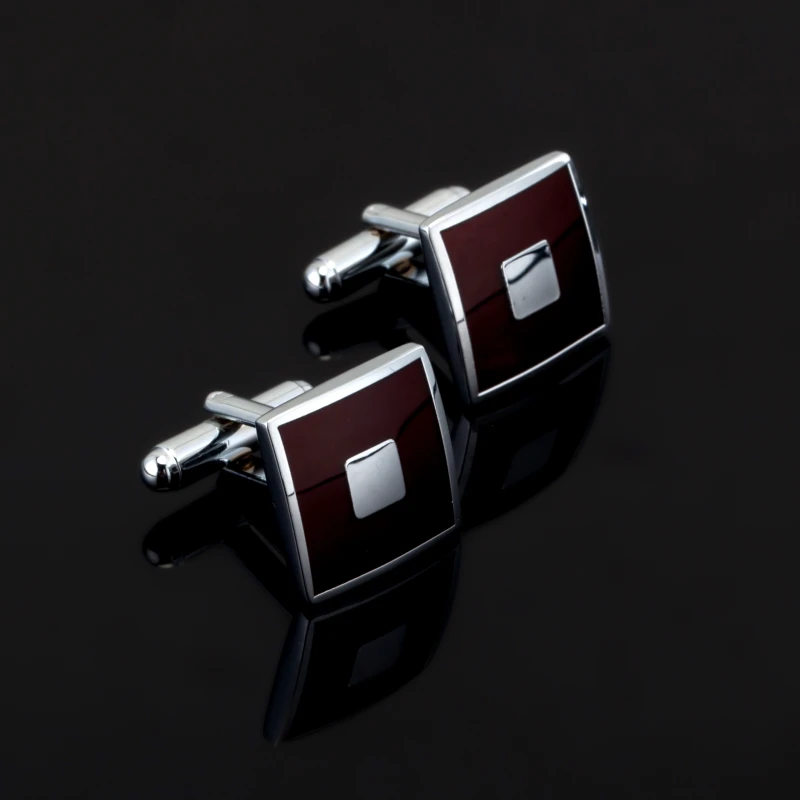 Роскошные запонки модные красные классические дизайнерские новинка для мужчин