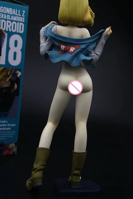 Android 18 лазурь 1/6 Сексуальная аниме девушка Рисунок японский экшен фигурки голая