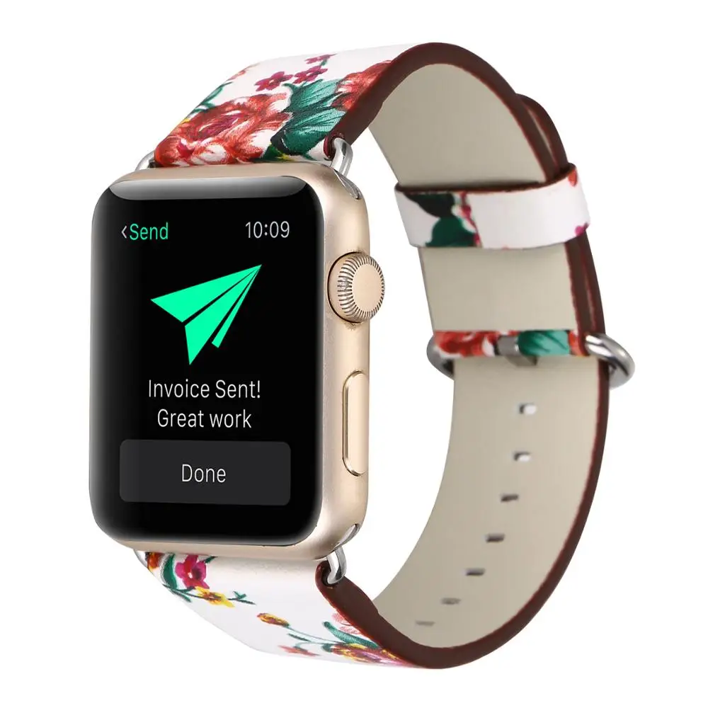 Кожаная Петля от производителя для часов 4 3 2 1 ремешок Apple watch Band 38 мм 42 40 44
