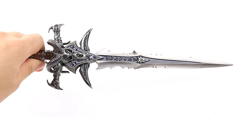 WOW Arthas Menethil sword Frostmourne сплав литье крутое Ремесло быть подарком игрушки для взрослых 30 см