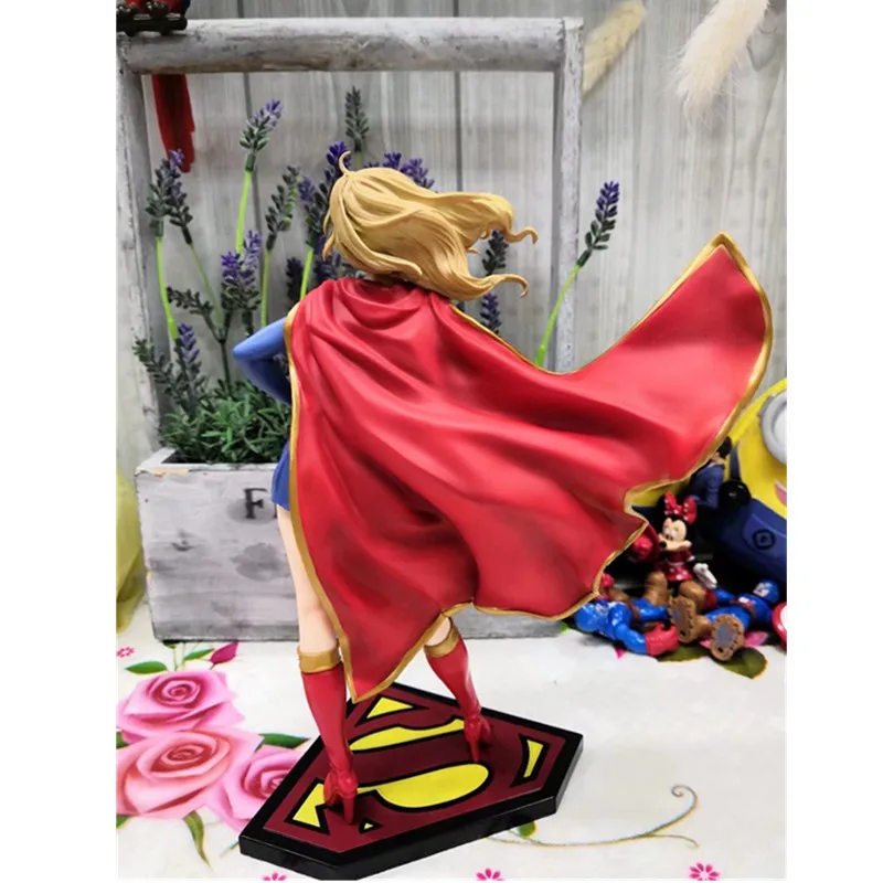 Лига Справедливости DC Comics Super Ragazze Supergirl Figura Bambola del PVC экшн-фигурка Коллекционная