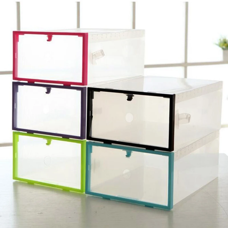 Новый 1 шт. 29*20 5*11 5 см Складной Stackable Ясно Пластик ящик случае Организатор Box