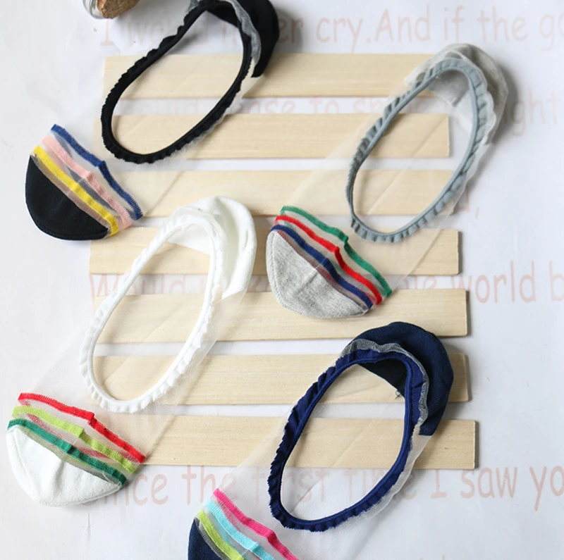 Новинка 4 пар/лот женские ультратонкие Чулочные изделия Летние Прозрачные