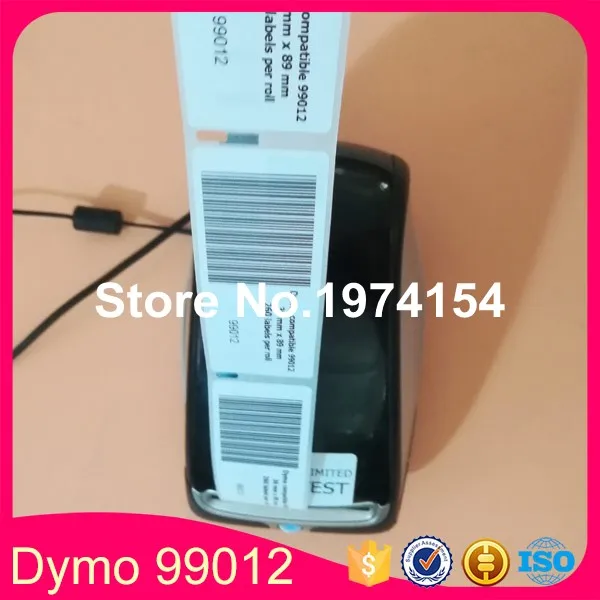 Ярлыки для принтера 35 шт. ярлыки 99012 непрерывные 89X36 мм DYMO 9012 совместимые рулоны