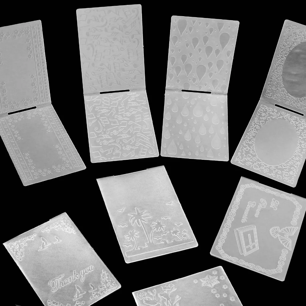 

28 Styles Embossing Folders Plastic Scrapbooking For DIY Scrapbook Album Card Decorating Tool Crafts Card Paper Making Decoratio