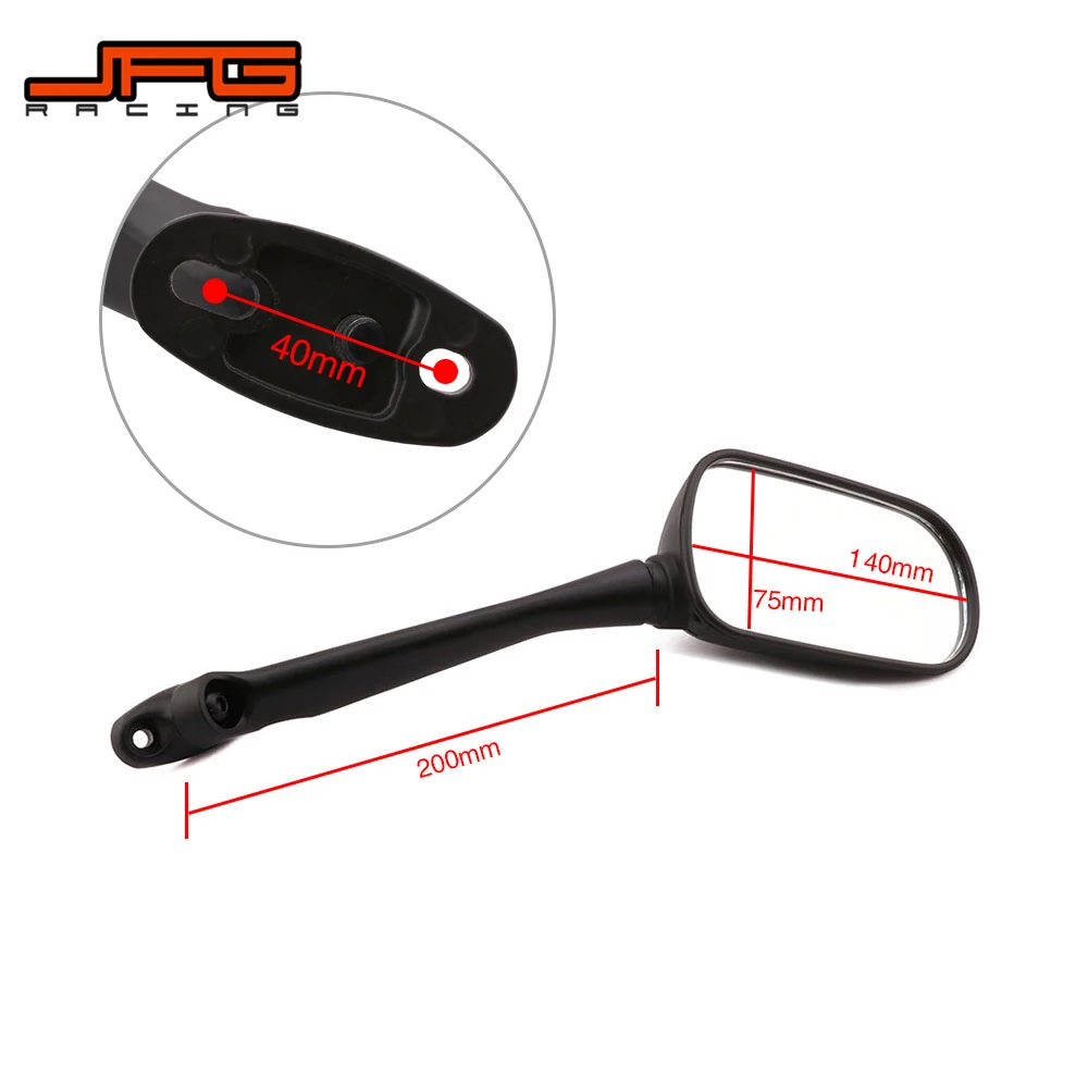 Мотоциклетные боковые зеркала заднего вида для HONDA CBR250 CBR 250 2008 2009 2010 2011 2012 08