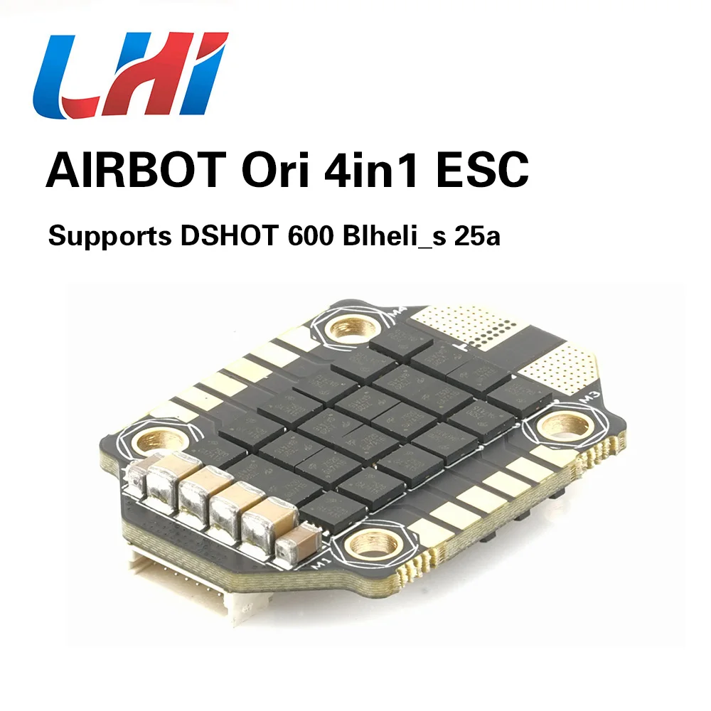 AIRBOT bashess ESC Ori 4in1 4x25A 2020 поддержка Blheli_s 25a DSHOT 600 встроенный датчик тока матовый 30a для