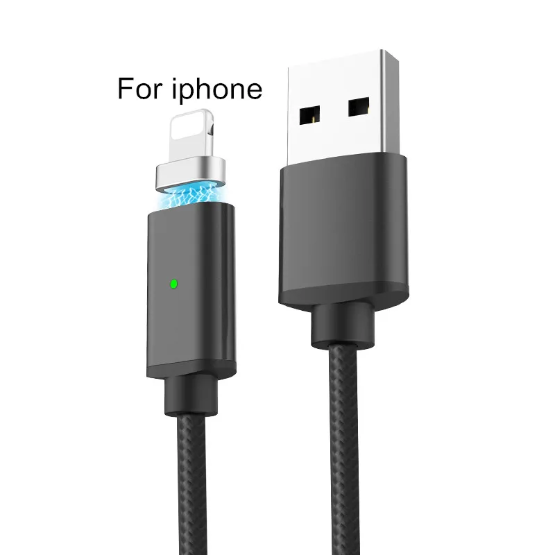 Магнитный кабель Vanniso Micro USB 2A, кабель для быстрой зарядки для iPhone XS X XR 8 7 samsung S8 type C, магнитный кабель для мобильных телефонов