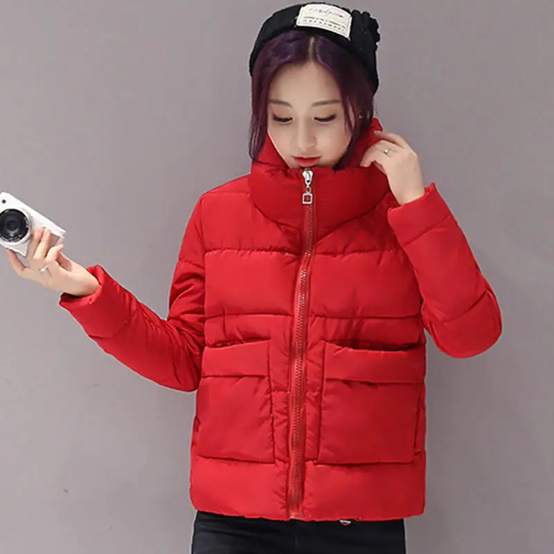 Куртка женская теплая хлопковая с подкладкой C3787 2019|manteau femme hiver|cotton winter coatsshort parka |