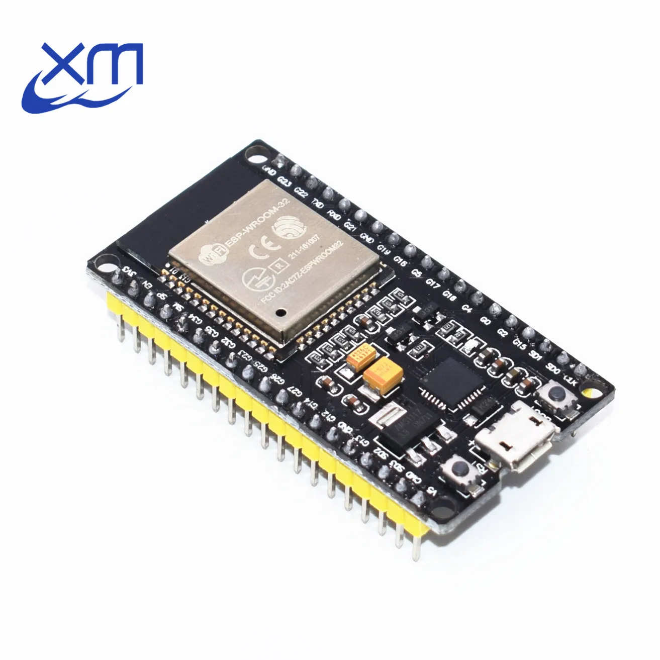 ESP32 Yellow Pins ESP-32 ESP32 беспроводной WiFi Bluetooth макетная плата 2,4 ГГц CP2102 микро USB двухъядерный модуль Nodemcu аналогичный ESP8266 - Цвет: ESP32 Yellow Pins