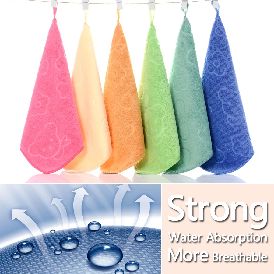 Baby Towel Newborn Muslin Handkerchiefs Cloth Squares Newborn Towels for Baby Wipes New Born Washcloth for Children Reusable