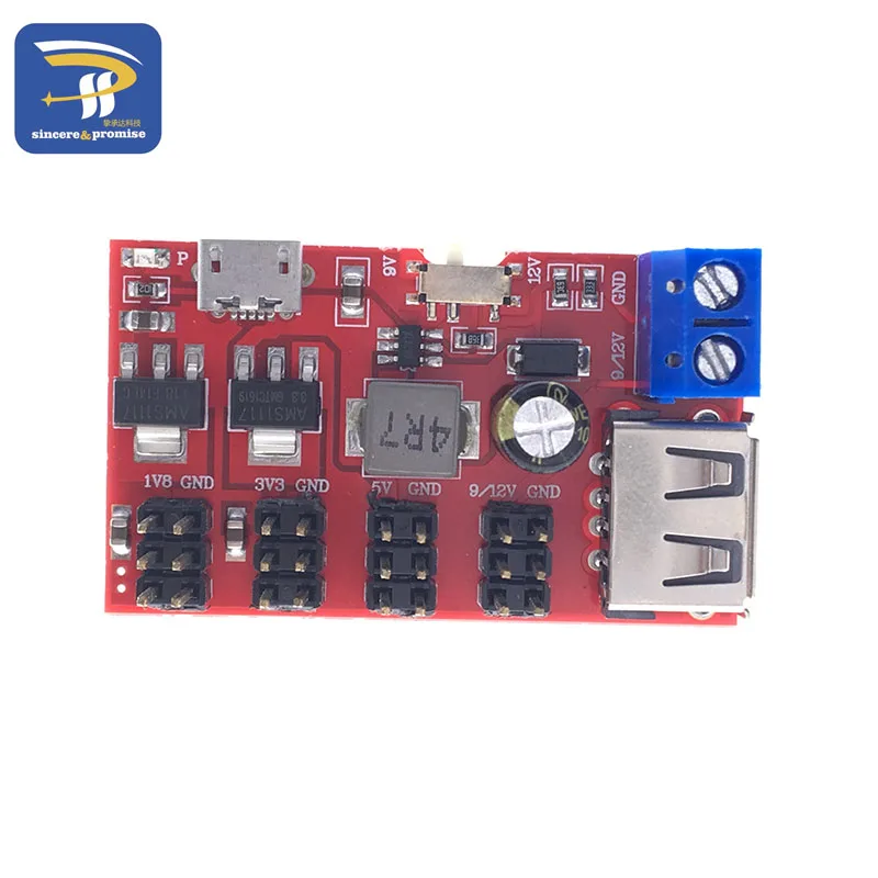 Прерыватель питания MINI USB от постоянного тока к модулю источника Micro 5 в до 1 8 12 3 В 9