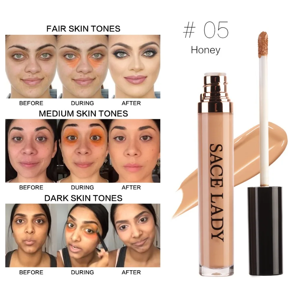 Sace Lady косметика корректор для лица полное покрытие Pro жидкий кремовый консилер