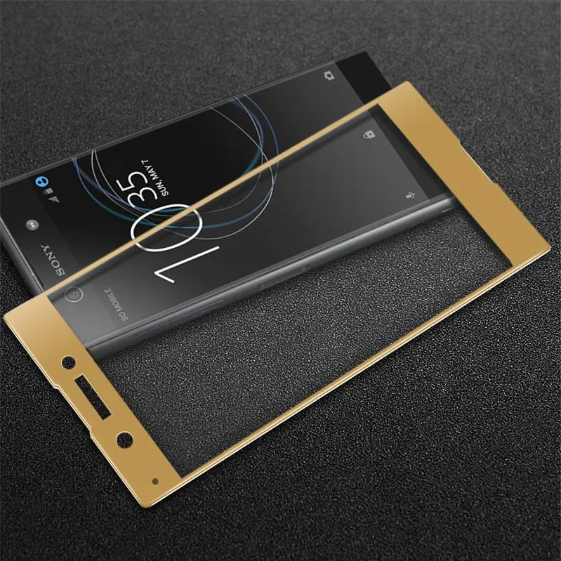 Полный охват для Sony Xperia xa1 5.0 &quotдюймов Стекло ультра тонкий Экран HD Защитная