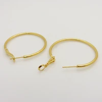 large cilcel round earrings trendy yellow gold filled womens hoop earrings