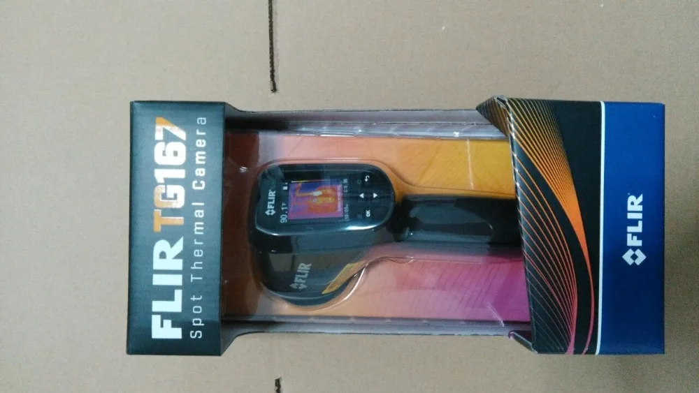 FLIR TG167 Термальность изображений Камера инфракрасный термометр пятно s с мягкий