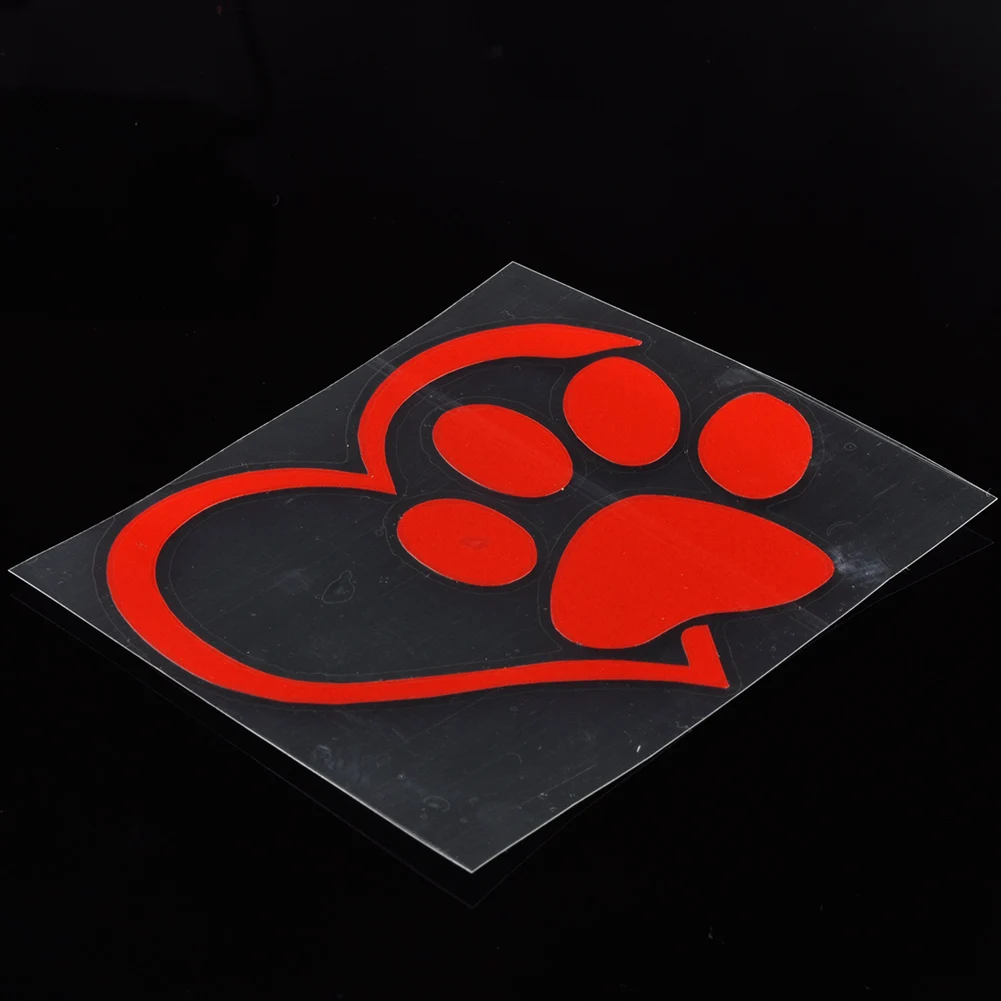 Любовь Кошка отпечатки собачьих лап стайлинга автомобилей декоративная