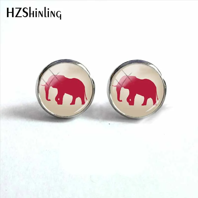 2018 Новый Белый серьга слон ребенок серьги &quotСлон&quot ручной работы ювелирные
