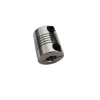 4pcs aluminium linear shaft coupler 8mm with 12mm d 25mm l 30mm clamping flexible coupling for cnc stepper motor