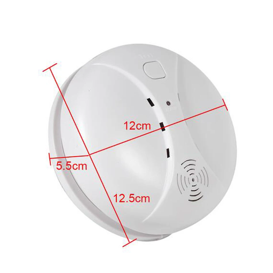 433 МГц беспроводной умный детектор дыма Датчик противопожарной сигнализации для