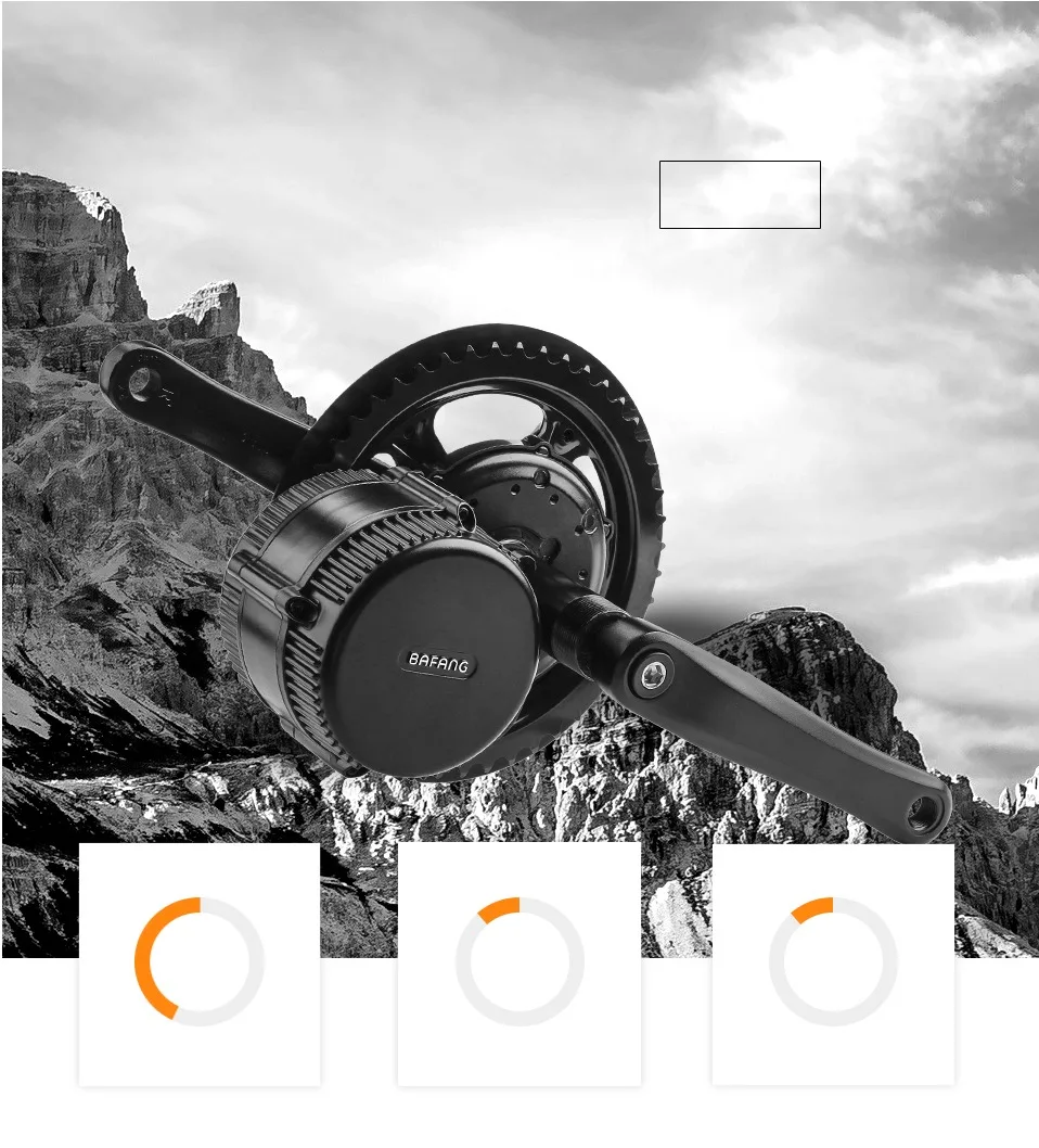 BAFANG BBS02 е-байка 36В 500 Вт середине приводной двигатель Crank мотор Наборы Bafang двигателя BBS02B 8FUN 500 Вт Мотор Наборы C18 Дисплей