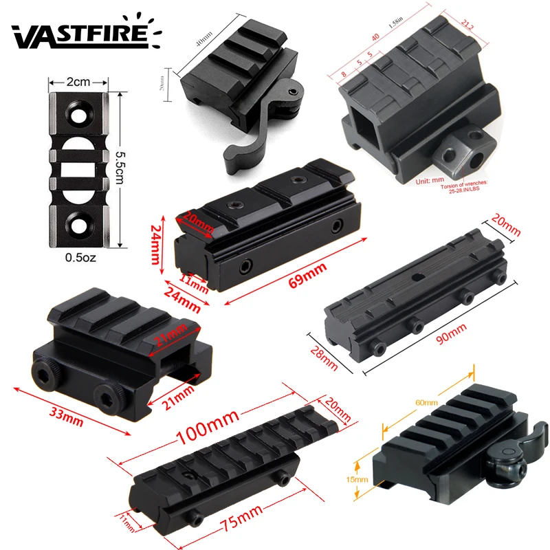 Hunting 11mm/20mm Rail Picatinny Weaver Scope base Mount Sporting Picatinny Weaver Rail Scope Mount for Airsoft Rifle Scope caza new rifle flat top folding carry handle for picatinny weaver rail 21mm m60 style black