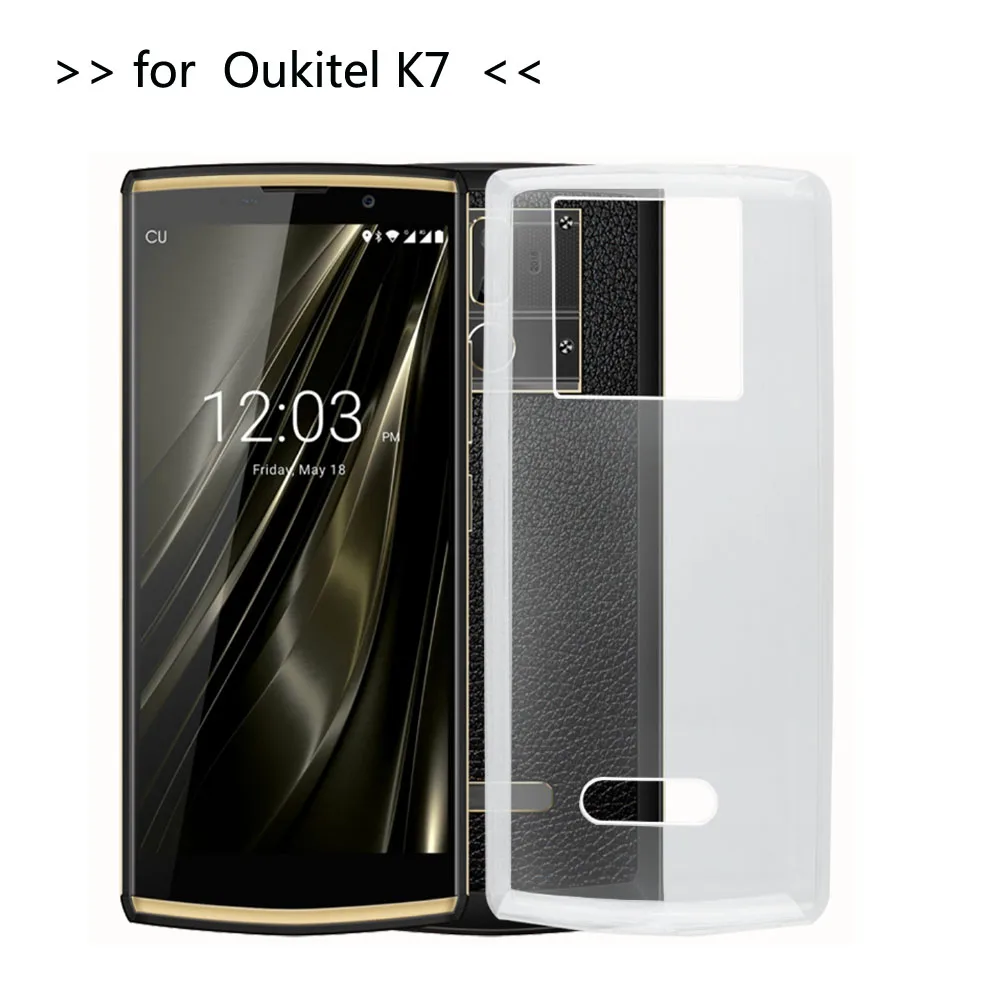 for Oukitel K7 Case 6.0inch Soft TPU Silicon Back Cover For Power |