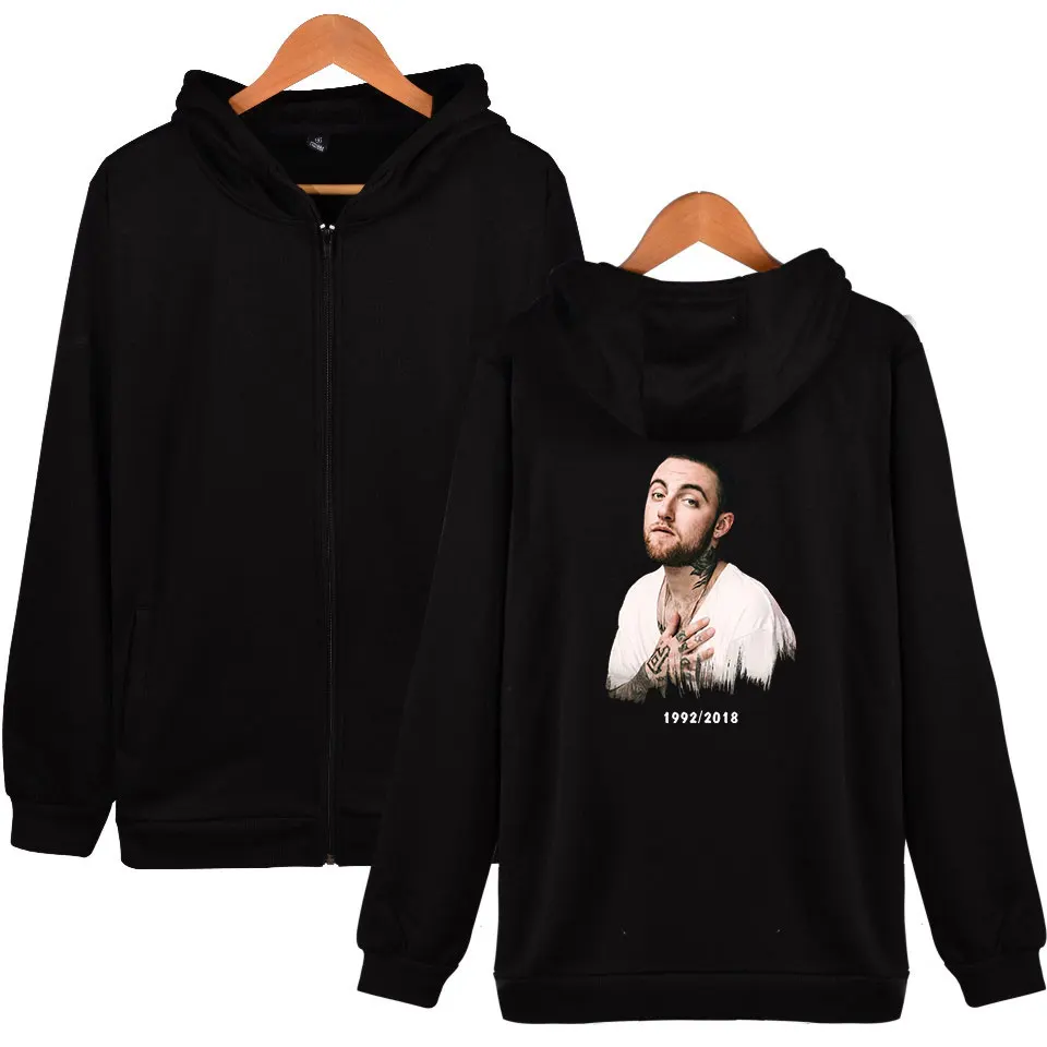 Раппер Mac Miller Толстовка для плавания мужчин и женщин с длинным рукавом оверсайз