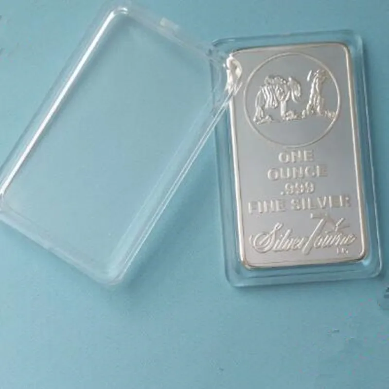 5 шт. Немагнитный навигатора 1 Oz бары вставка из латуни с серебряным покрытием 50 мм