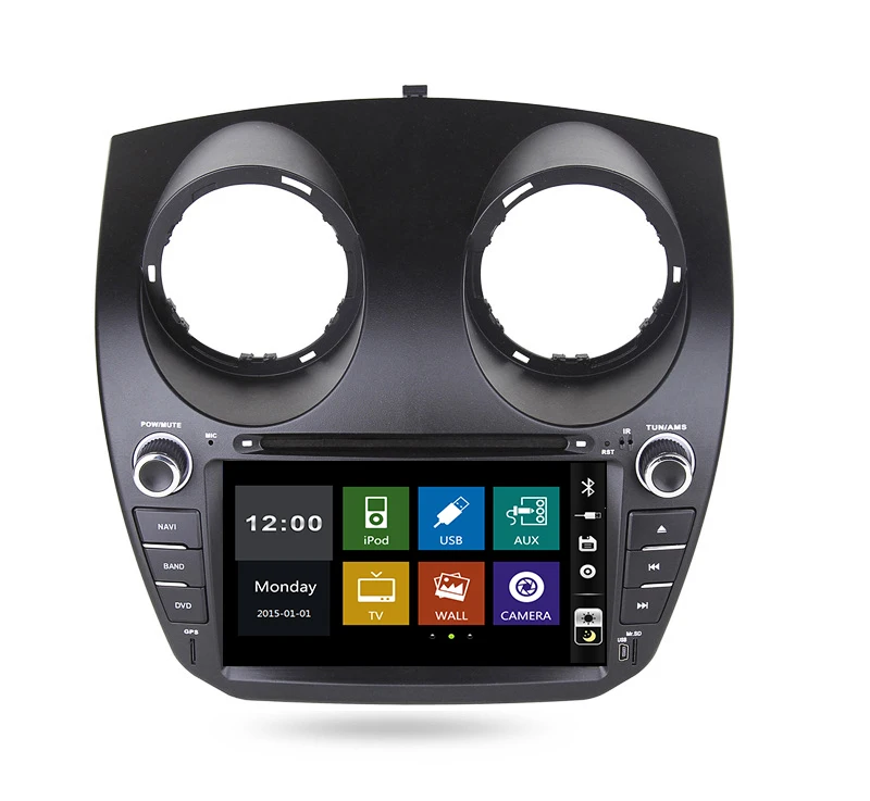 7 дюймов Автомобильный dvd плеер с gps навигацией Bluetooth/TV USB SD AUX аудио Радио стерео