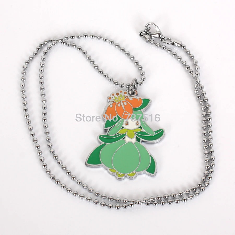 Из коллекции Аниме Lilligant унисекс милые Очаровательные Редкие металлические