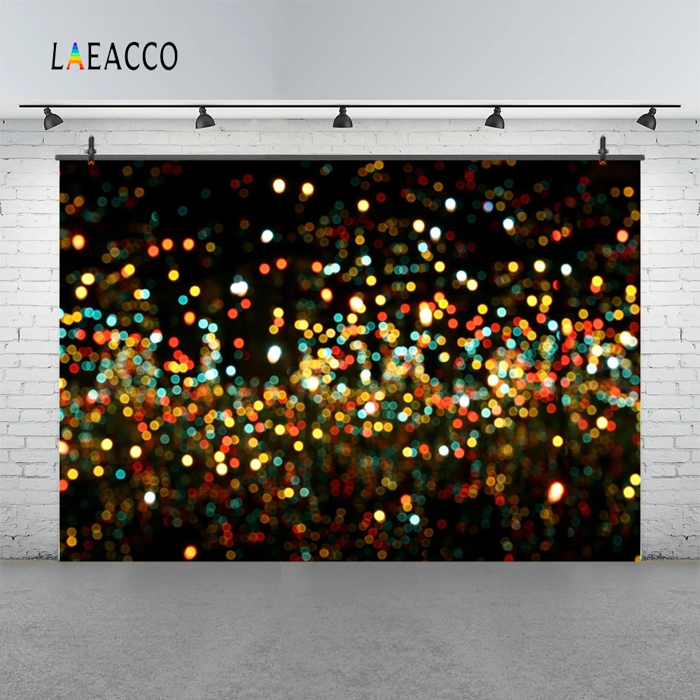 Laeacco абстрактный светильник Bokeh Блестящий детский Фотофон фоны для фотосъемки по