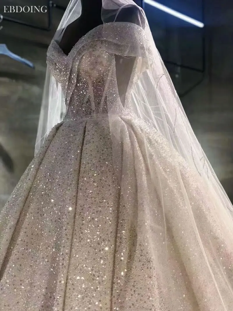 Vestidos De Novia роскошное бальное свадебное платье с милым вырезом и короткими рукавами на шнуровке размера плюс свадебное платье для невесты