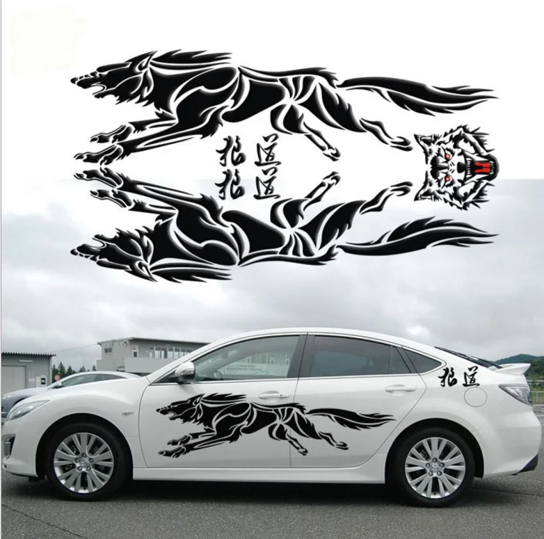 

PVC Decals The W-o-l-f Totem Decals Stickers For Car Automobile