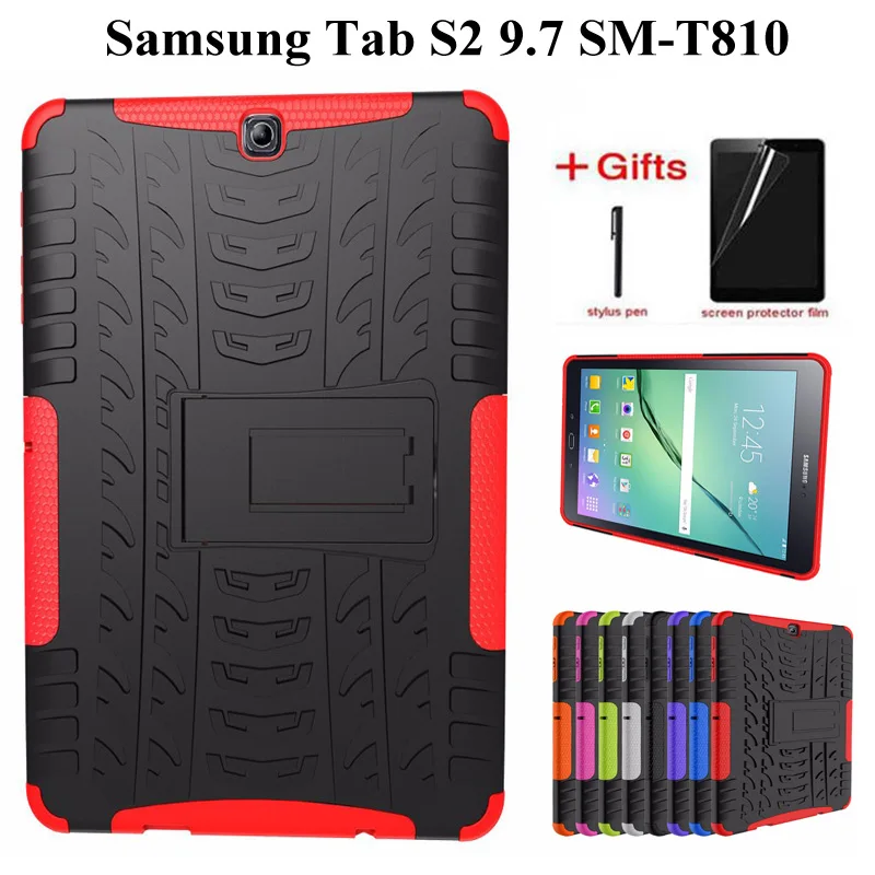 Сверхмощная броня противоударный мягкий чехол для Samsung Galaxy Tab S2 9 7 T810 T815 SM Крышка tab