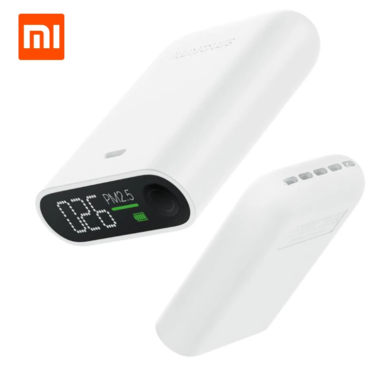 Xiaomi SmartMi PM2.5 детектор воздуха Xiaomi Качество воздуха тестер OLED Экран интеллектуальные Дисплей Высокая точность лазерной Портативный Сенсор
