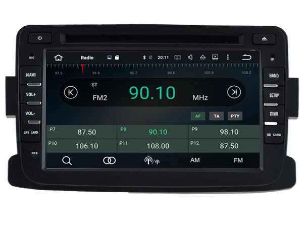 Для RENAULT Duster/Logan/Dacia/Sandero/Dokker/Lodgy Android 8 0 автомобильный DVD gps спортивный Поддержка wifi