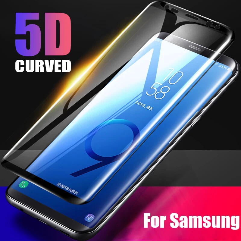 Защитное стекло 5D для samsung galaxy s8 plus note 9 8 s9 закаленное защиты экрана 9s s s9plus